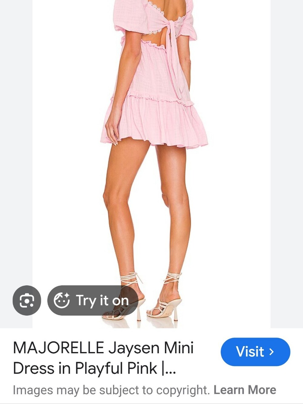Majorelle Jayson Mini Dress In Plauful Pink Revolve - Picture 3 of 7